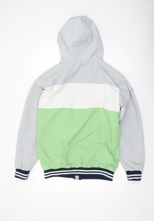 Boys UK Size 170 Cool Club Green Windbreaker Coat