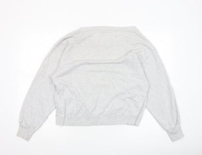 Womens UK Size S Hollister Grey Pullover Sweatshirt