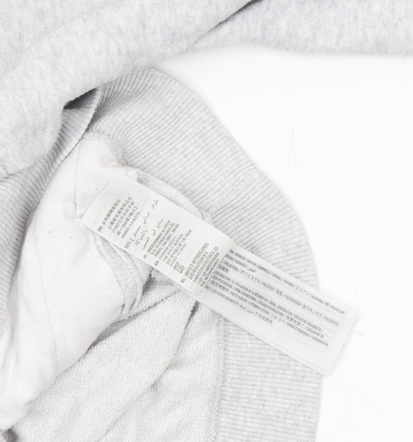 Womens UK Size S Hollister Grey Pullover Sweatshirt