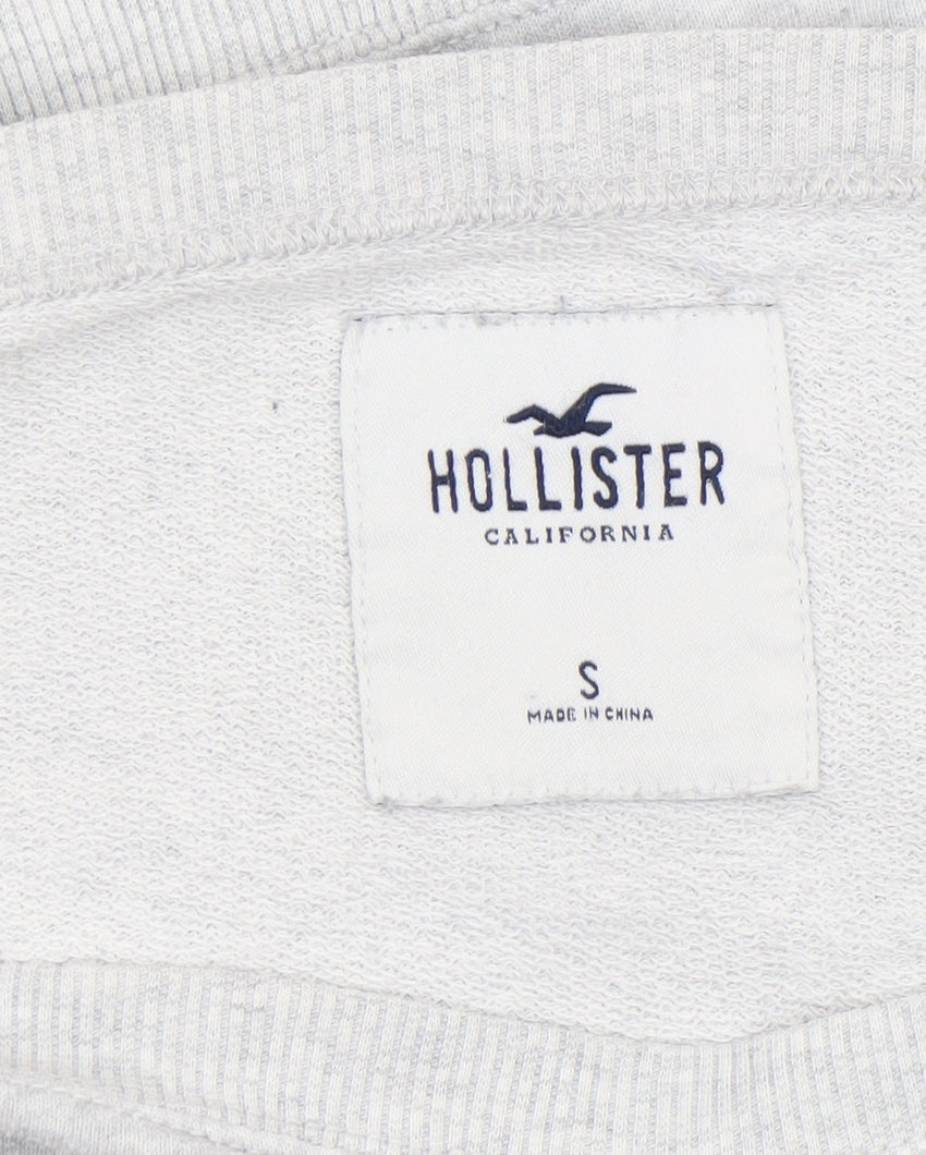 Womens UK Size S Hollister Grey Pullover Sweatshirt