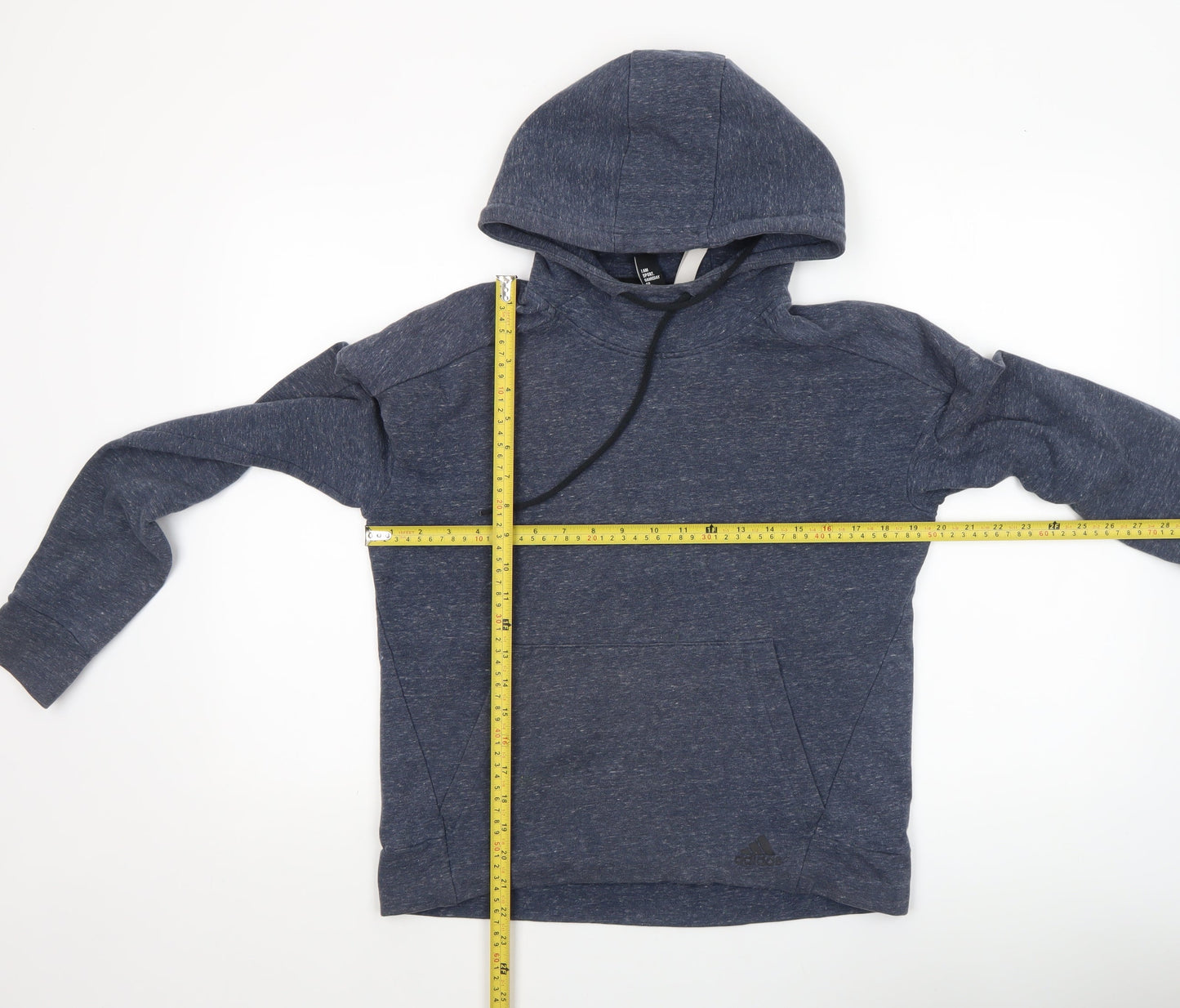 Womens UK Size M adidas Blue Pullover Hoodie