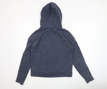 Womens UK Size M adidas Blue Pullover Hoodie