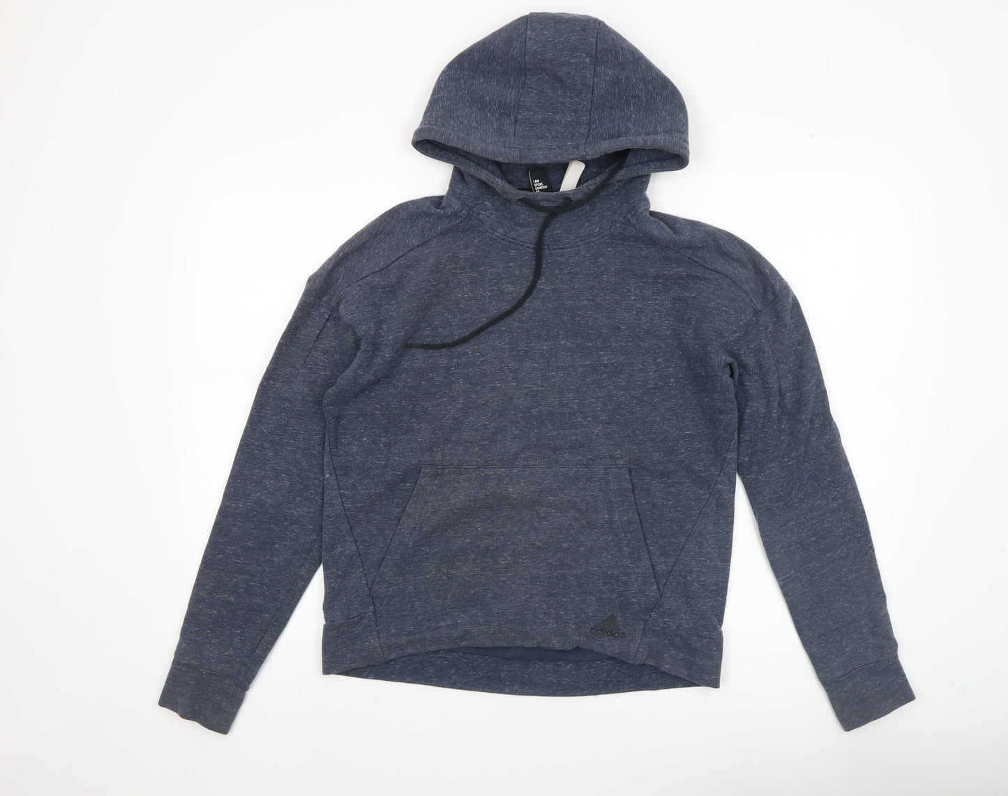 Womens UK Size M adidas Blue Pullover Hoodie
