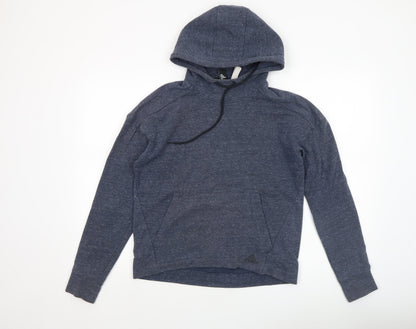 Womens UK Size M adidas Blue Pullover Hoodie