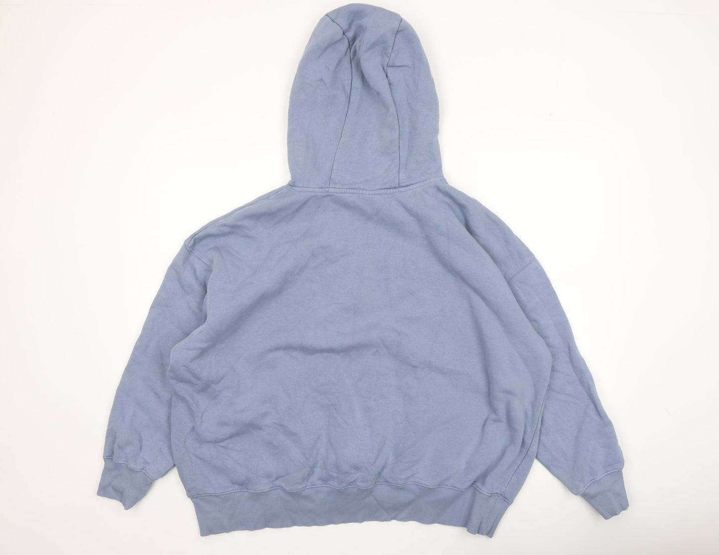 Womens UK Size L Nike Blue Pullover Hoodie