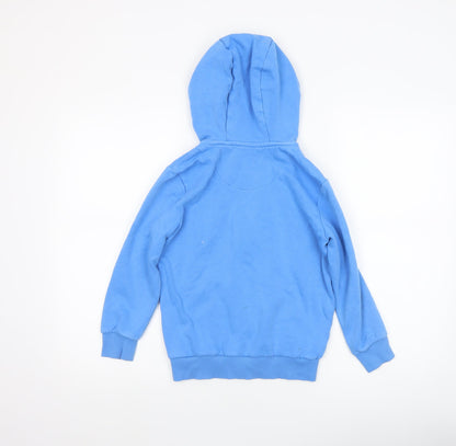 Boys UK Size 7-8 Years F&F Blue Full Zip Hoodie