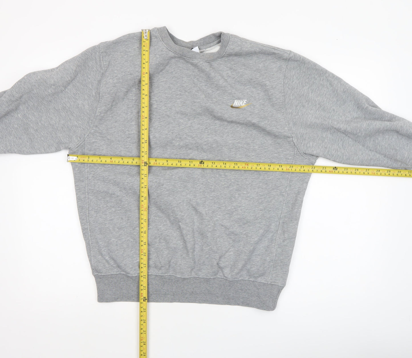 Mens UK Size S Nike Grey Pullover Sweatshirt
