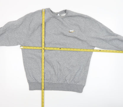 Mens UK Size S Nike Grey Pullover Sweatshirt