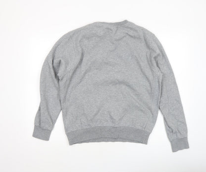 Mens UK Size S Nike Grey Pullover Sweatshirt