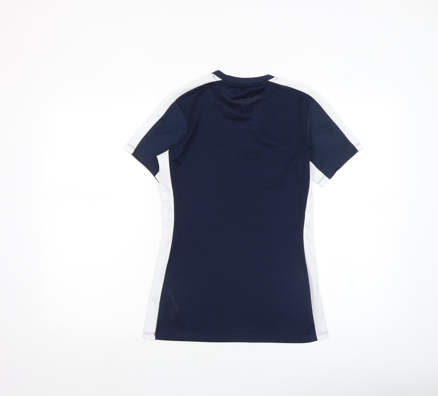 Womens UK Size XS Nike Blue Running & Jogging Gym & Training Football Tennis T-S