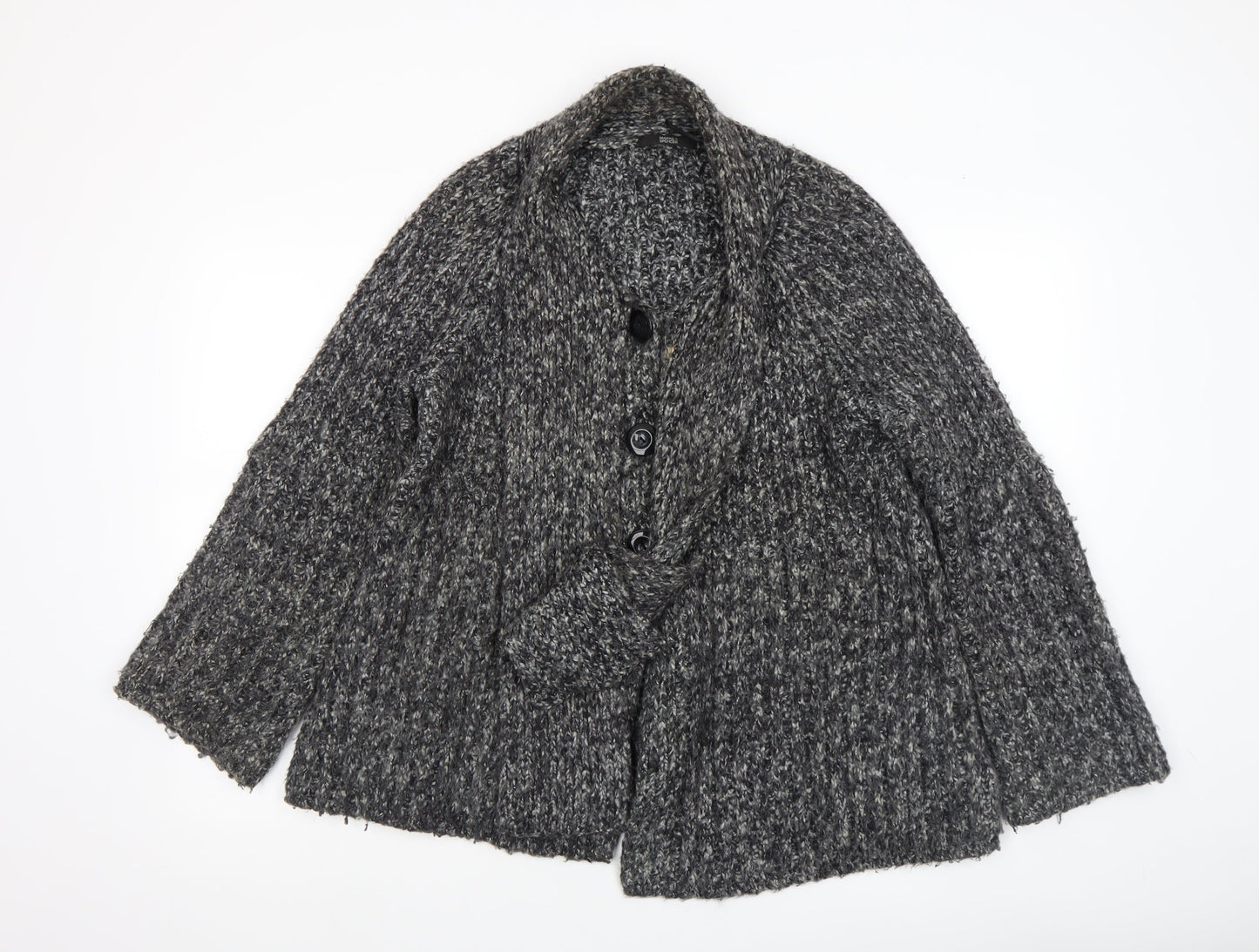 Womens UK Size 16 Marks and Spencer Black Cardigan Jumper
