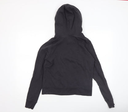 Womens UK Size XS Abercrombie & Fitch Black Pullover Hoodie