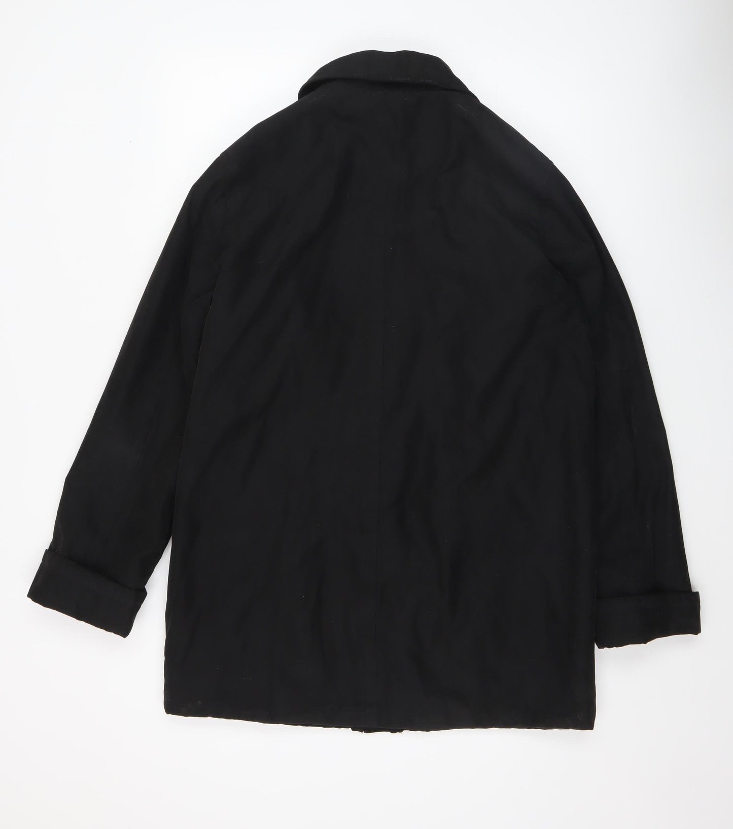 Womens UK Size 14 St. Bernard Black Overcoat