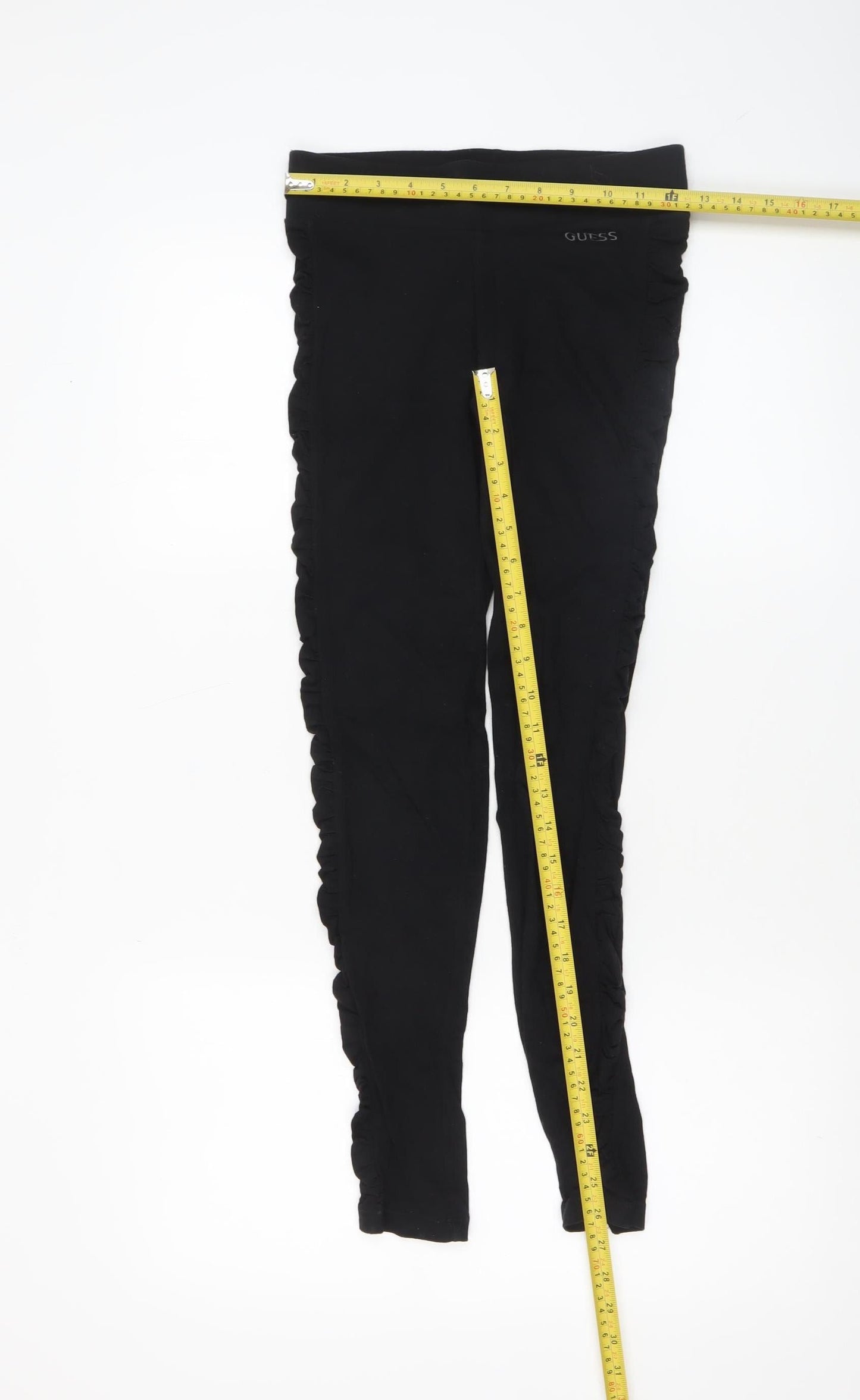 Womens UK Size XS GUESS  Leggings Black Leggings