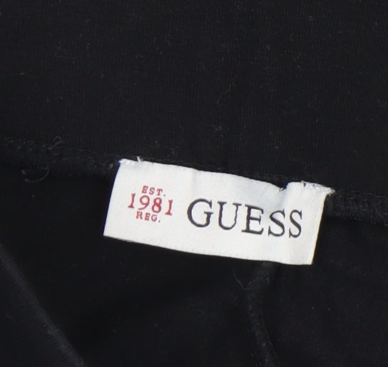 Womens UK Size XS GUESS  Leggings Black Leggings