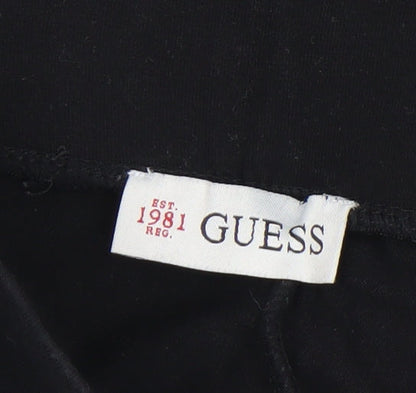 Womens UK Size XS GUESS  Leggings Black Leggings