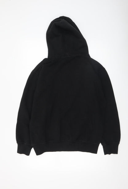 Mens UK Size M Superdry Black Pullover Hoodie