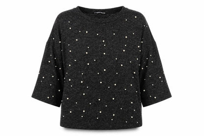 Womens UK Size S Zara Black Tunic Blouse