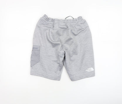 The North Face Boys Grey Sweat Shorts Size 12 Years Regular Fit