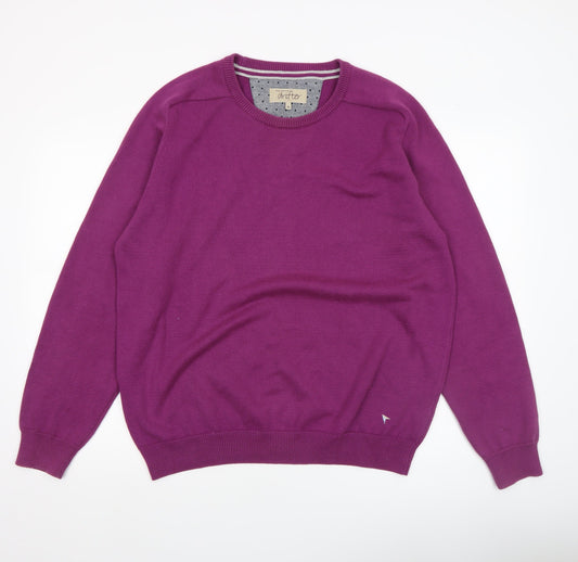 Mens UK Size XL Daniel Grahame Purple Pullover Jumper