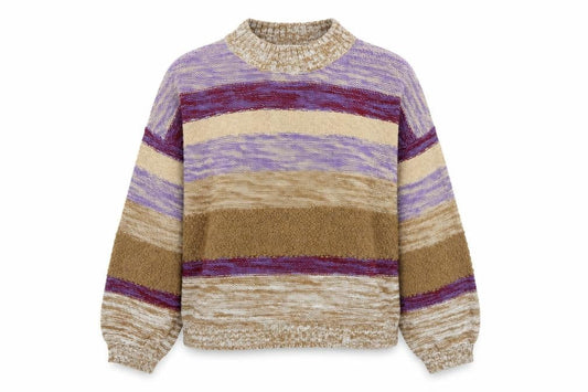 Womens UK Size M Jacqueline de Yong Multicoloured Pullover Jumper