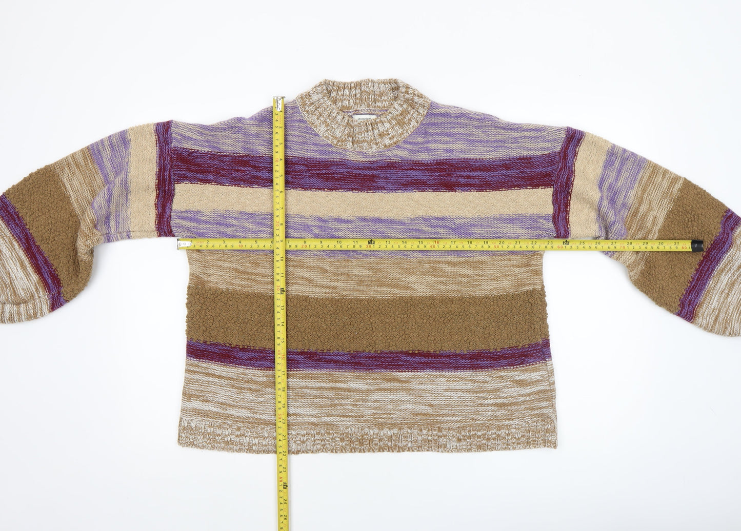 Womens UK Size M Jacqueline de Yong Multicoloured Pullover Jumper