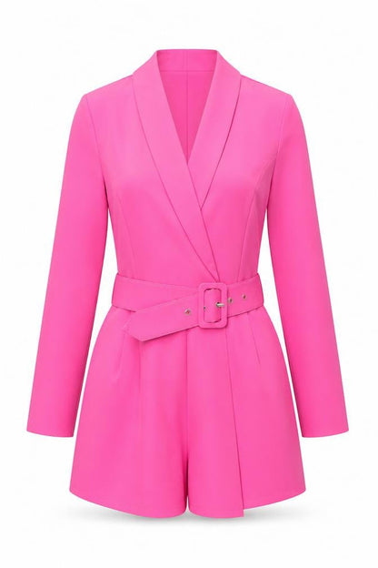 Womens UK Size 10 PRETTYLITTLETHING One-Piece Pink Playsuit