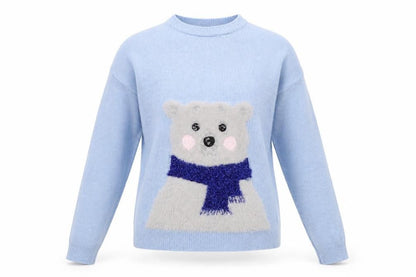 Womens UK Size S New Look Blue Pullover Jumper