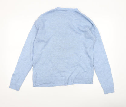 Womens UK Size S New Look Blue Pullover Jumper