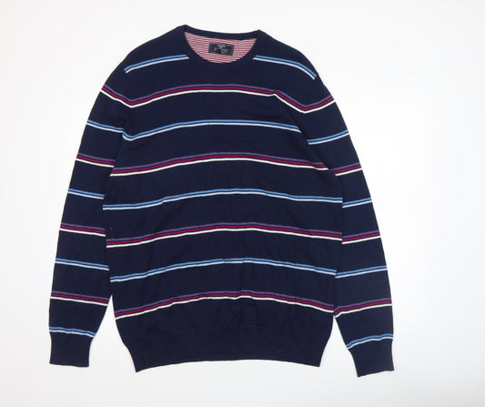 Mens UK Size XL Atlantic Bay Blue Pullover Jumper