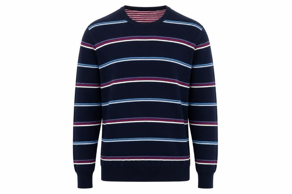 Mens UK Size XL Atlantic Bay Blue Pullover Jumper