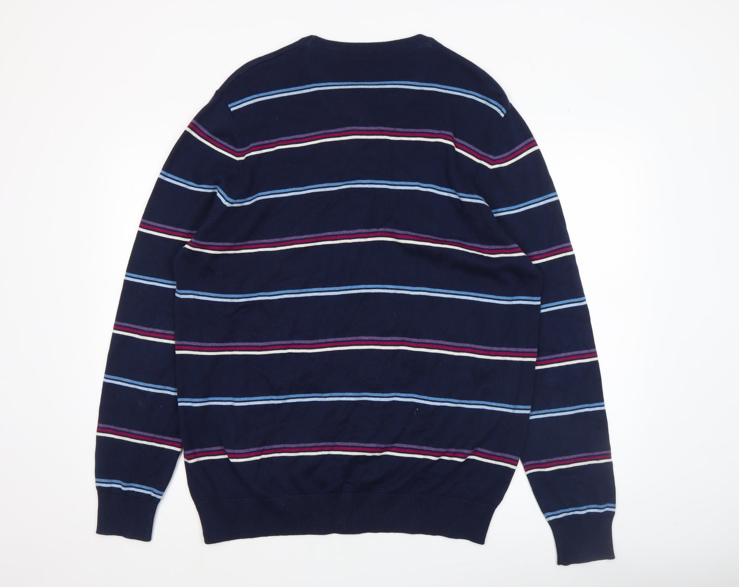 Mens UK Size XL Atlantic Bay Blue Pullover Jumper