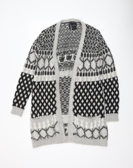 Womens UK Size 12 Zara Grey Cardigan Jumper