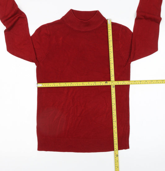 Womens UK Size 10 BHS Red Pullover Jumper