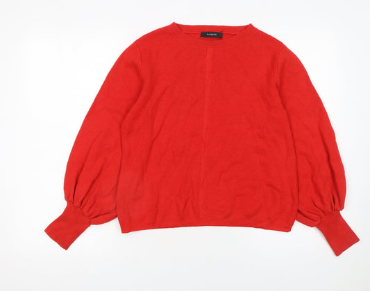 Womens UK Size 14 Marks and Spencer Red Pullover Jumper