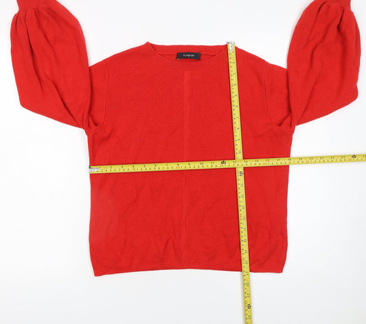 Womens UK Size 14 Marks and Spencer Red Pullover Jumper