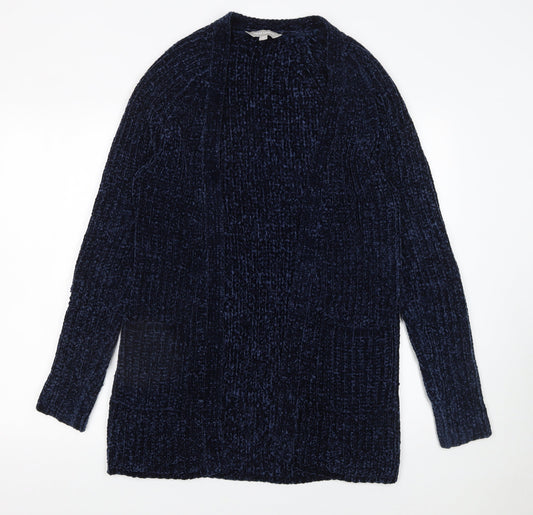 Womens UK Size S Tokyo Laundry Blue Cardigan Jumper