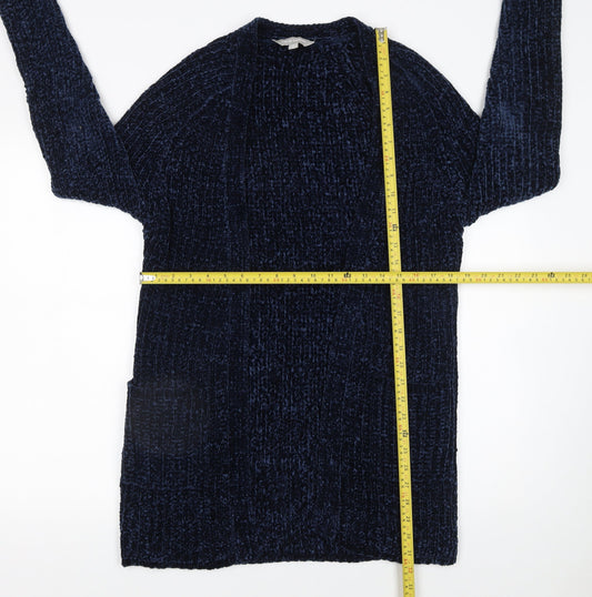 Womens UK Size S Tokyo Laundry Blue Cardigan Jumper
