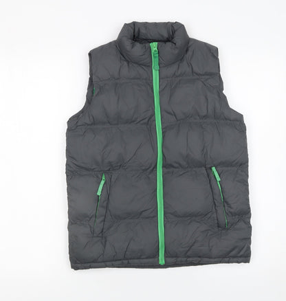 Peter Storm Boys Grey Padded Bodywarmer Waistcoat Age 13 Years