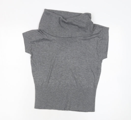 Womens UK Size 12 H&M Grey Pullover Jumper