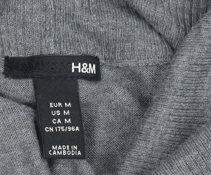 Womens UK Size 12 H&M Grey Pullover Jumper