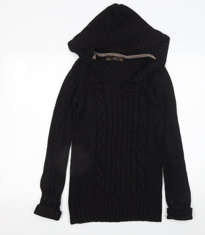 Womens UK Size 12 Zara Black Pullover Jumper