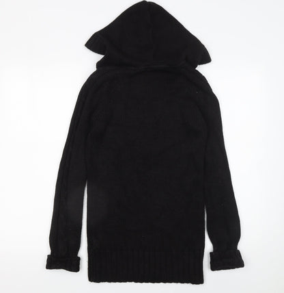 Womens UK Size 12 Zara Black Pullover Jumper