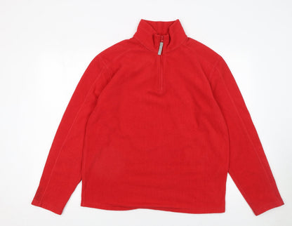 Mens UK Size M Topman Red Pullover Sweatshirt