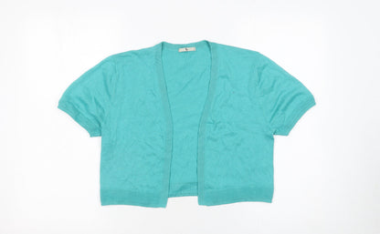 Womens UK Size 12 TU Green Cardigan Jumper