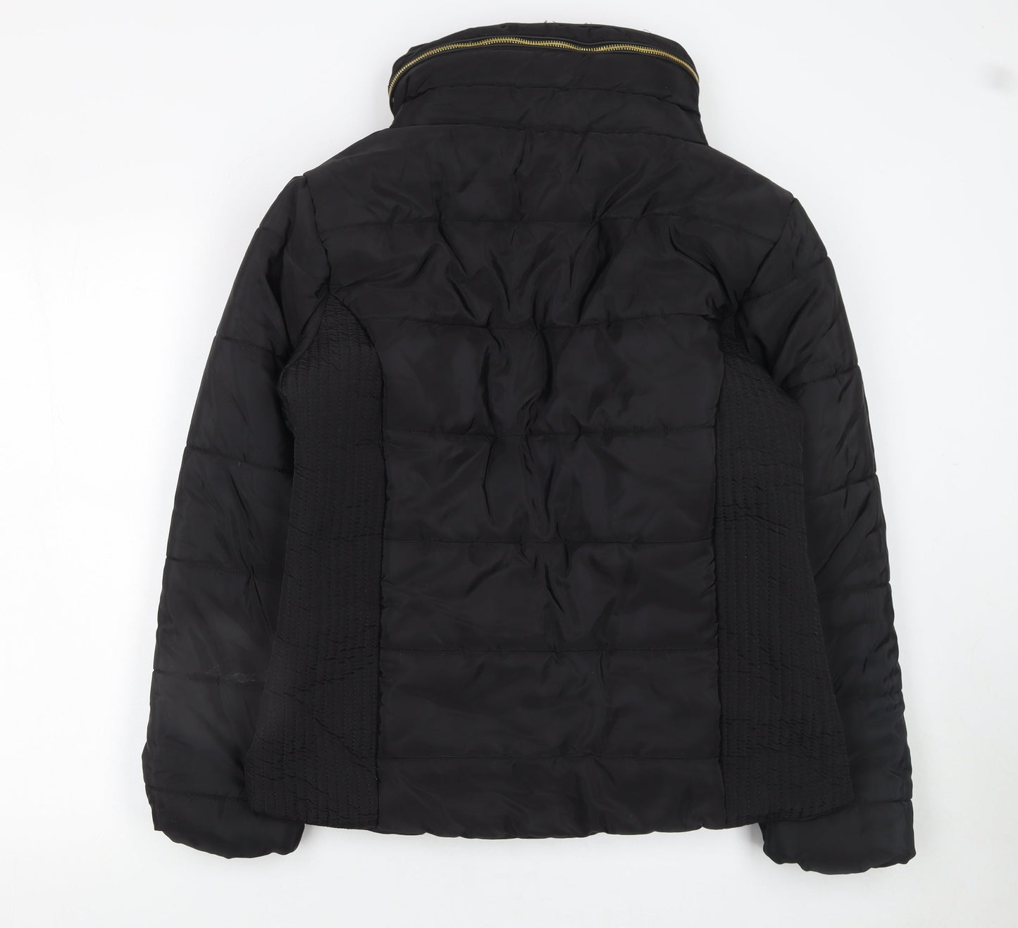 Womens UK Size S Rising Black Puffer Jacket