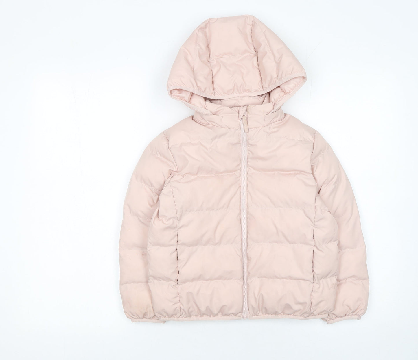 Girls UK Size 5-6 Years Uniqlo Pink Puffer Jacket