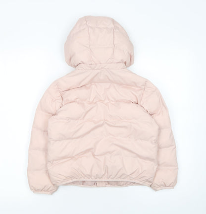 Girls UK Size 5-6 Years Uniqlo Pink Puffer Jacket
