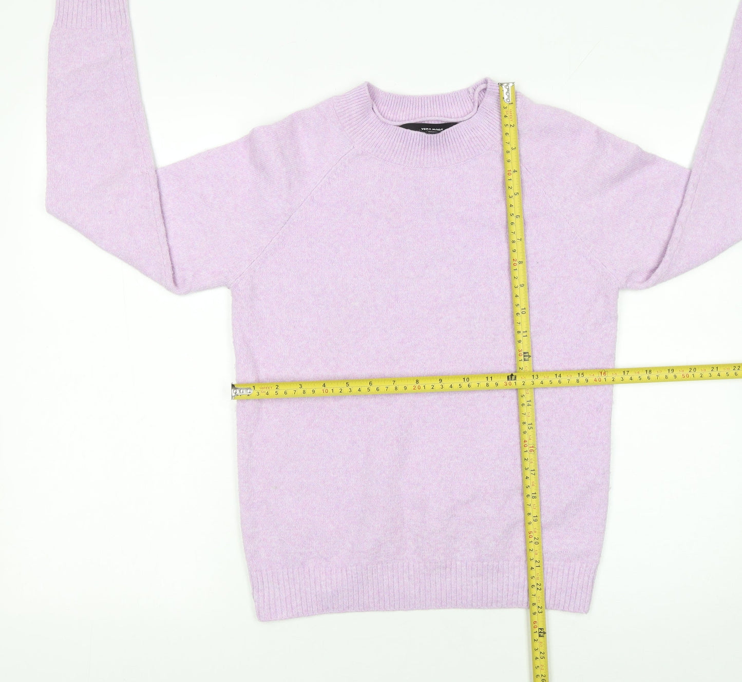 Womens UK Size XS VERO MODA Purple Pullover Jumper