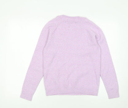 Womens UK Size XS VERO MODA Purple Pullover Jumper
